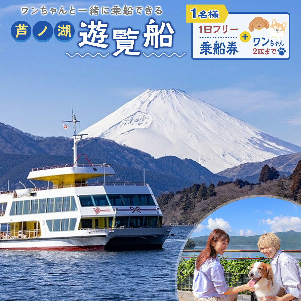 【ふるさと納税】芦ノ湖遊覧船　1日フリー乗車券＋ワンちゃん2匹まで