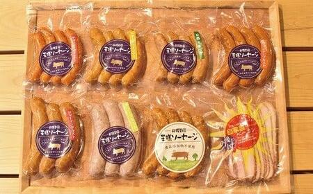 【京都 ブランド豚 ベーコン ウインナー ソーセージセット 】（九条ネギ ウインナー ソーセージ チョリソー チーズ ウインナー ソーセージ ジャーマンブルスト ウインナー ソーセージ ブリーブルスト