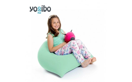 ビーズクッション ヨギボー ピラミッド ミント Yogibo Pyramid 子ども用 小型 三角形 座椅子 持ち運び 洗えるカバー インテリア 快適 ギフト 贈り物 結婚祝い 誕生日