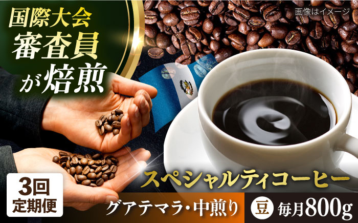 
            【全3回定期便】コーヒー豆 自家焙煎 中煎り グアテマラ 200g×4 TSUKIKOYA COFFEE ROASTER ツキコヤ 珈琲 こだわり 横須賀【株式会社RUINS】 [AKAD013]
          