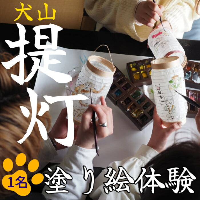 【ふるさと納税】17-28_提灯塗り絵体験（1名分） ｜ 提灯 塗り絵 1名 1人 和小物 オリジナル 写真 インテリア 体験 犬山祭 おしゃれ かわいい 親子 夫婦 家族 ファミリー 自由研究 友達 お土産 おみやげ お出かけ おでかけ カフェ 子供 子ども 名古屋 日帰り 東海 愛知 岐阜