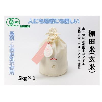 ふるさと納税 津南町 魚沼産コシヒカリ　苗場プリンセス・プレミアム米　玄米5kg　JAS認証米(コットン袋) | 