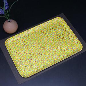 タツクラフト 友禅和紙トレー M 33cm 2枚セット 桜 金平糖 緑