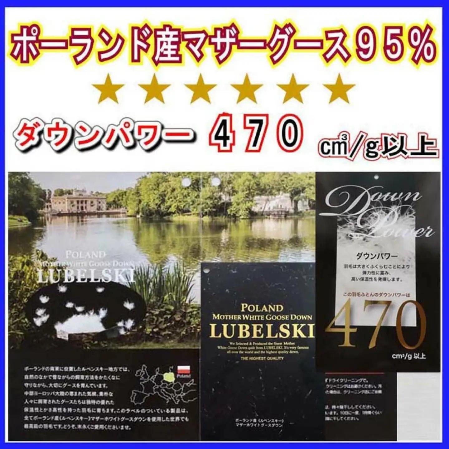 羽毛布団 シングル 羽毛掛け布団 ポーランド産マザーグース95％【立体ＳＢ】 ダウンパワー470 CK430 