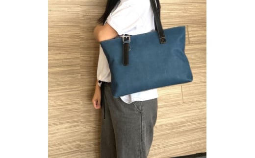 日本製 千年 トート 小 九十九里 レザー ブルー 青 ハンドバッグ ビジネスバッグ 手作り バッグ バック 鞄 カバン レザー 革 革製品 天然皮革 本皮 シンプル スマート SDGs サスティナブル お出掛け お出かけ 日常使い 旅行 ギフト プレゼント ご褒美 誕生日 記念日 贈答 贈り物 送料無料 小物 雑貨 工芸品 千葉県 旭市