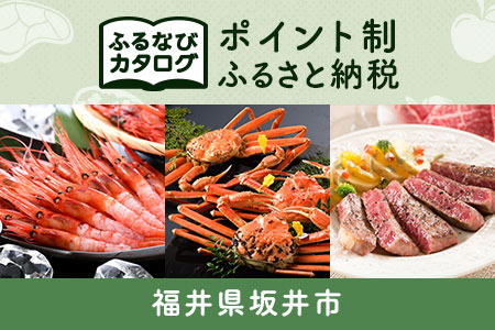 【有効期限なし！後からゆっくり特産品を選べる】福井県坂井市カタログポイント