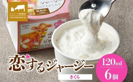 
            【ジェラート醍醐桜】恋するジャージーさくら 6個セット / 岡山 真庭 醍醐桜 極上スイーツ 濃厚 プレゼント 贈答 デザート ギフト ジャージー牛 ミルク ジェラート おやつ 桜餅 桜の塩漬け 子供から大人まで 冷凍 人気 贅沢 家庭用にも
          