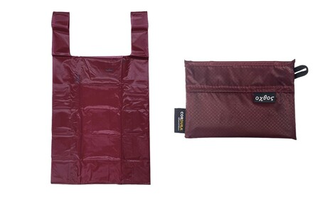 [R305] oxtos CORDURA エコバッグ【エンジ】