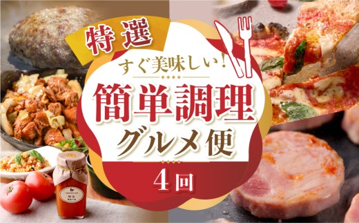 【定期便】簡単調理惣菜 定期便 全4回 ＼忙しいあなたに／ 明宝ハム ハンバーグ 焼肉 飛騨牛 ピザ 冷凍 肉 牛肉 味付け肉 鶏ちゃん けいちゃん 鶏肉 ハム おかず 惣菜 焼くだけ 温めるだけ 切るだけ 美味しい グルメ 定期便 岐阜県 郡上市 郡上