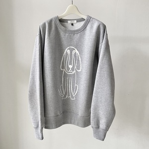 DOG SWEATSHIRT【LLサイズ／GRAY】 [h125]