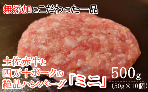 ハンバーガー屋の本気ミニハンバーグ500ｇ（50ｇ×10個）sd017