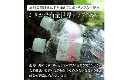細野の天然水 555ml×24本 2箱（ミネラルウォーター 天然水 水 中硬水 シリカ ミネラル 美容 健康 人気 宮崎県 小林市）