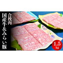 【ふるさと納税】村下商事シリーズ 国産牛・みらい豚合挽肉 1.5kg | 茨城県 つくば市 豚肉 豚 ぶた肉 ブランド豚 ブランド肉 高級 牛肉 牛 合い挽き ハンバーグ 肉団子 肉豆腐 冷凍 1115087