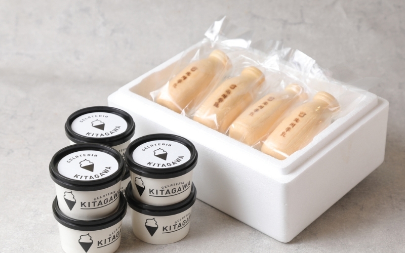 
                  牛乳屋さんのジェラート 2種10個セット【kggn0002】
                