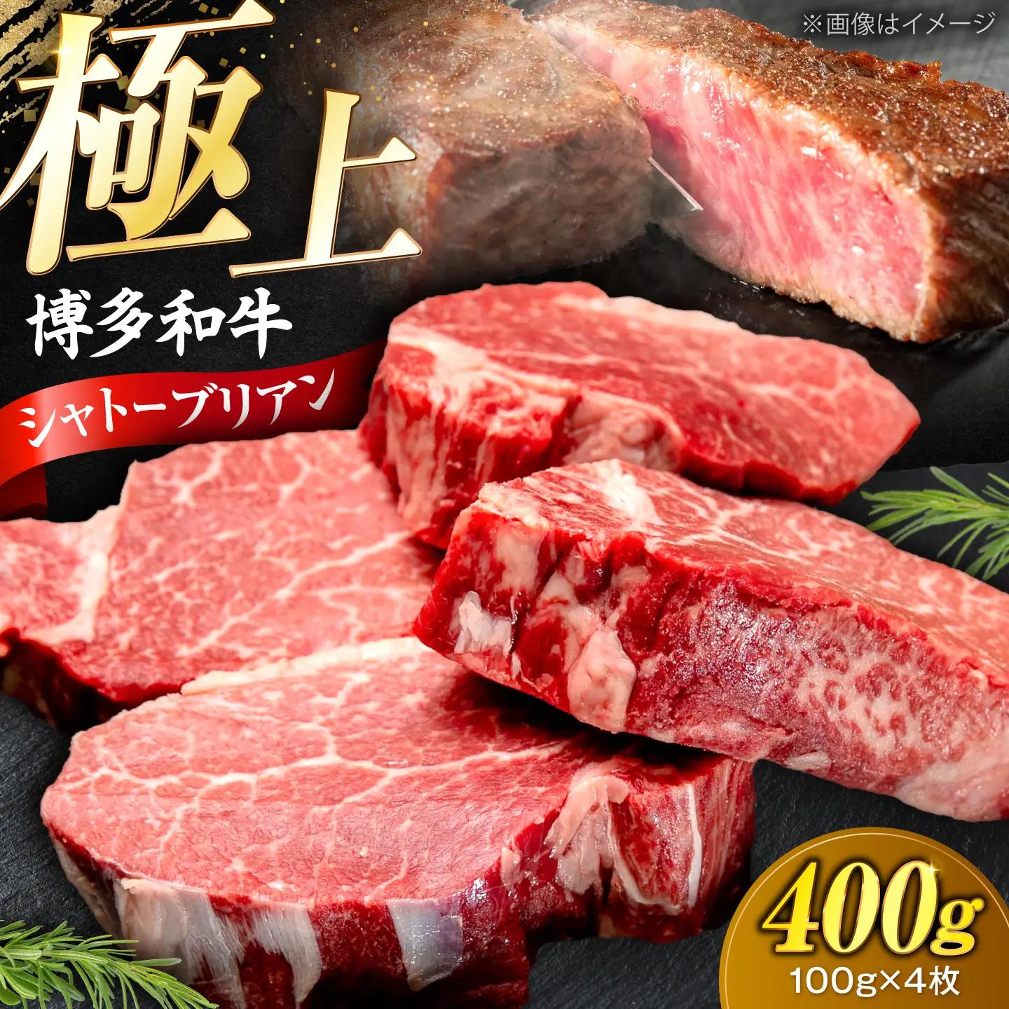 博多和牛 シャトーブリアン 100g×4枚 (計400g) VFD034 シャトーブリアン