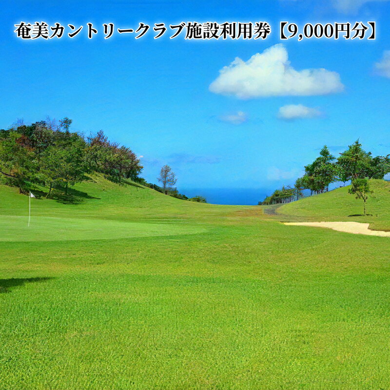 【ふるさと納税】奄美カントリークラブ施設利用券 1000円 × 9枚 9000円分 ゴルフプレー代 レストランでのお食事 奄美カントリークラブ 利用券 チケット ゴルフ ゴルフ場 施設利用 お取り寄せ 鹿児島県 奄美市 送料無料