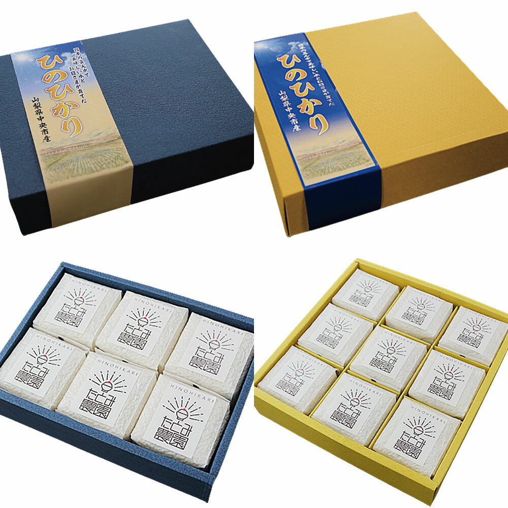 【ふるさと納税】＜選べる容量＞たとみ農園のお米 ヒノヒカリ キューブ 真空パック 詰合せ （300g × 6個 （合計 ： 1.8kg） ／ 300g × 9個 （合計 ： 2.7kg） ） 【令和7年産】 お米 米 コメ こめ ご飯 白ご飯 白米 たとみ農園 山梨県産 国産 山梨県 中央市 常温 送料無料