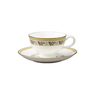 ふるさと納税 名古屋市 ノリタケ アーカイブコレクション カップ&amp;ソーサー(若草色絵鳥文)N-366J/X97221