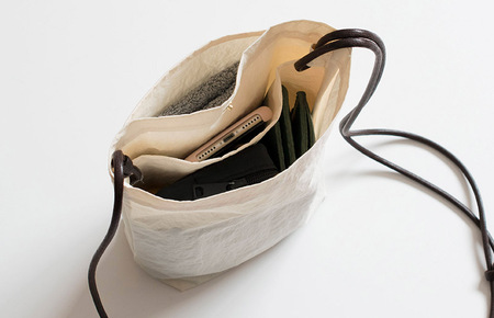 【スピード発送】ミニショルダーバッグ KONBU(R)【アイボリー 撥水素材 ナイロン生地 日本製 軽量 ファッション】