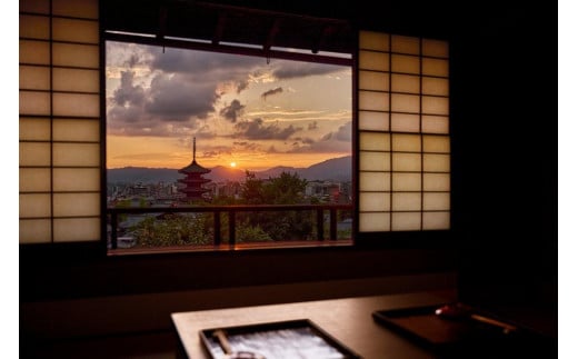 
【高台寺 十牛庵】ふるさと納税　夜のコース2名様
