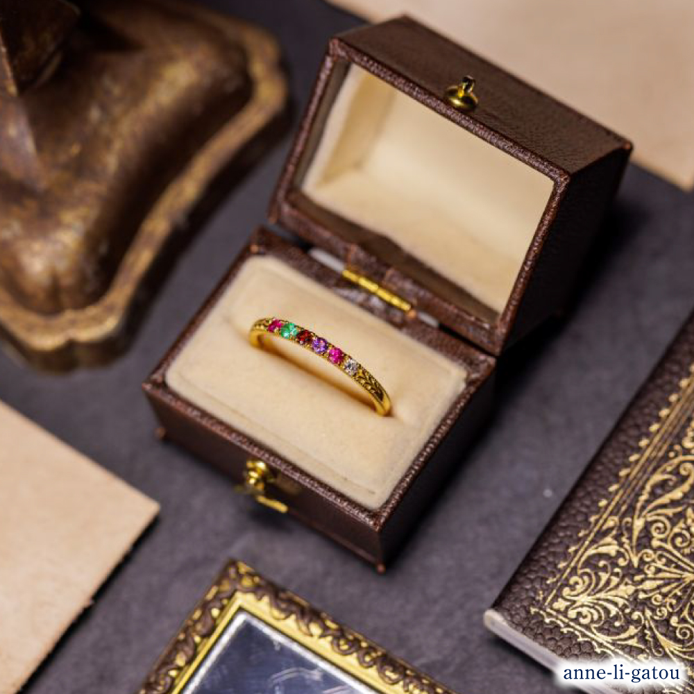 【ANNEREGARD】K18 REGARD Ring – S マリッジリング