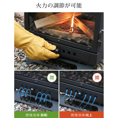 ふるさと納税 宮城県 ワイドウィンドウ付きハンディー型薪ストーブ LandField LF-HOS030 |  | 03