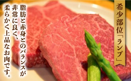 【やわらかくて濃厚なお肉！】 佐賀牛 ランプ肉 ステーキ 120g×2枚 [UCV005] 牛肉 牛 肉 焼肉 冷凍 肉 国産 佐賀 バーベキュー 和牛 赤身 高級 パーティー クリスマス 武雄市