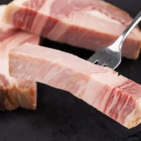 【無添加】ケンボロー・ホエー豚　ロースハム厚切り　5枚_肉 ハム 豚肉 _【配送不可地域：離島】【1535422】