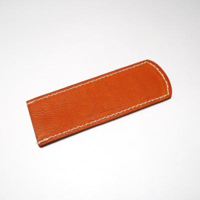 ふるさと納税 御坊市 キャンピングカーロゴがお洒落!　牛革ハンドルカバー　ブラウン  ( 野口オートキャンプ場協力 ) |  | 01