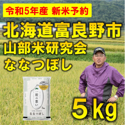 
＜特A受賞米＞北海道富良野市産ななつぼし　精米5kg【1399310】
