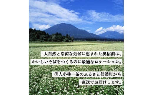 【年末発送・年越しそば】信濃富士そば農場「奥信濃 黒姫