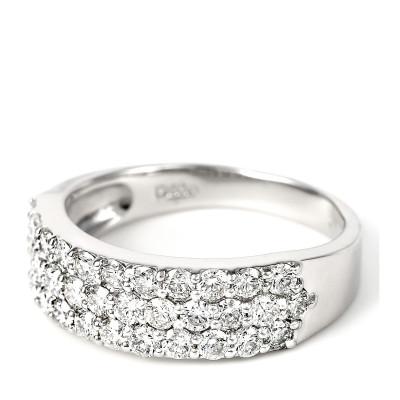 ふるさと納税 富士川町 プラチナ950 ダイヤ1.0ct パヴェ リング R639DI-P2　#8 |  | 01