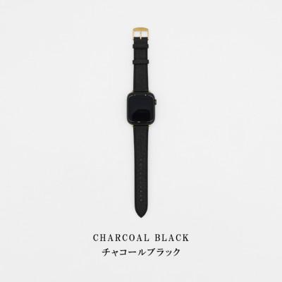 ふるさと納税 東大阪市 【東大阪ブランド】パイナップルからできたアップルウォッチバンド大チャコールブラック PINAMORE