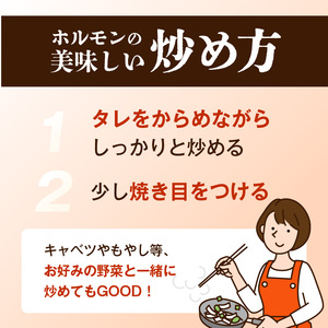 国産豚ホルモンのタレ漬け食べ比べ 3kg（味噌味250g×6袋・旨辛味噌味250g×6袋）_KP0307