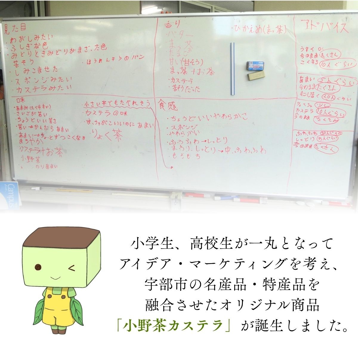 カステラ【宇部銘菓】 小野茶カステラ 「これぶちうまいっ茶」 1本 カステラ かすてら 小野茶カステラ 小野茶かすてら