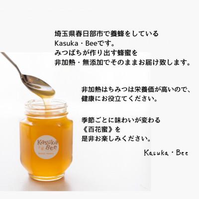 ふるさと納税 春日部市 非加熱はちみつ 百花蜜・ハニーナッツ 2本セット |  | 02