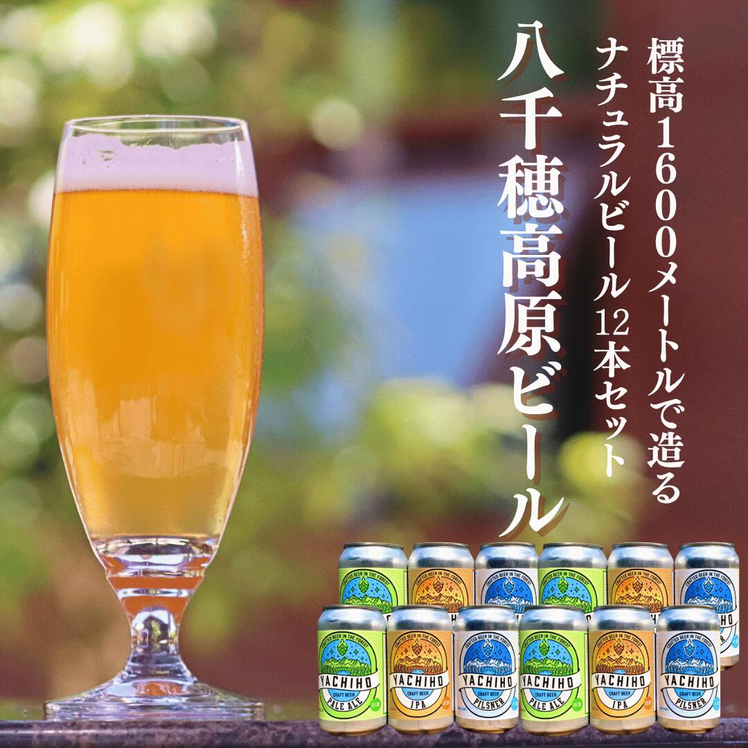 【ふるさと納税】高原の湧水でつくるクラフトビール　八千穂高原ビール　350ml×12本セット（4種×3本）[YB-101]