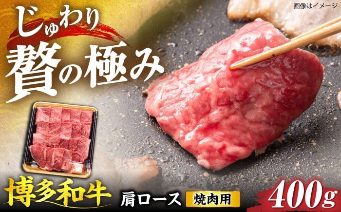
            博多和牛 肩ロース 焼肉用 400g 《豊前市》【JA全農ミートフーズ株式会社】 [VET007]
          