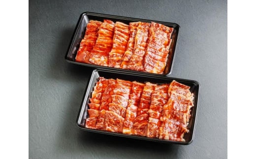 博多和牛　霜降りカルビたれ漬け　全３回定期便　約600ｇ×3回