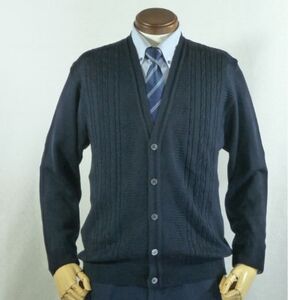 メンズニット カーディガン コン LL寸 15160【1219766】