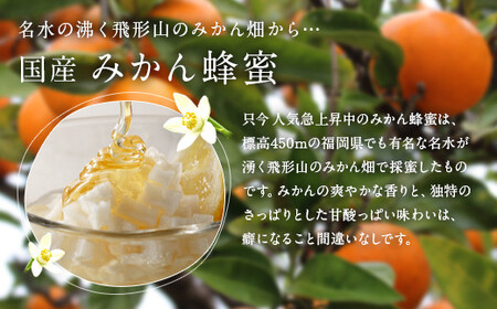 【ギフト用】かの蜂 国産 蜂蜜 ギフト 500g×3本セット（レンゲ 百花 みかん）　024-048-GFT