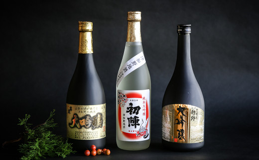 
＜津和野の地酒セット＞3酒造厳選「大吟醸」720ml×3本飲み比べセット【1263643】
