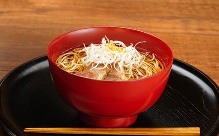 【安比塗漆器】5寸そば椀 朱 ／ 漆器 蕎麦椀 食器 漆塗り 丼ぶり 