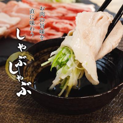 ふるさと納税 松山市 <お肉屋さんプレゼンツ>希少な甘とろ豚のしゃぶしゃぶ2種セット |  | 02