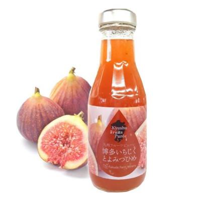ふるさと納税 水俣市 九州を飲む! 九州 フルーツ ピューレ いちじく とよみつひめ 420g 1本 【福田農場】