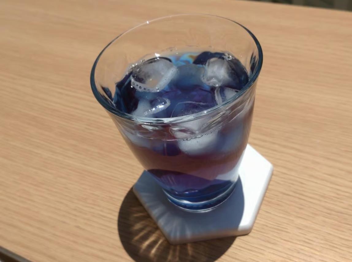 ティーバッグ 褐茶 缶 14g バッグ 14g （テトラポッド型2g計14袋） セット お茶 テトラポッド ノンカフェイン 藍色 藍 紺 日本茶 紅茶 小分け ティータイム 茶葉 リラックス 飲料 茶