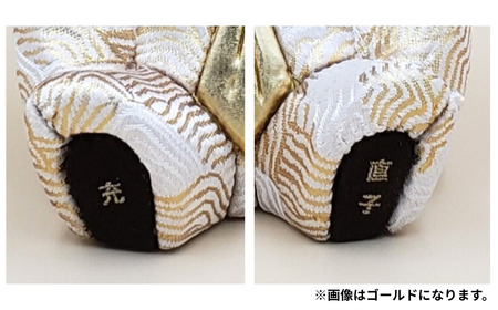 木目込み人形 朱鷺（とき）メキベア「結婚祝、金婚式・銀婚式祝バージョン」 茶系 名入れ 刺繍 お祝い プレゼント ときめきベア 【099S014】