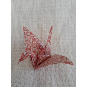 陶器　折り鶴　1羽【1283706】