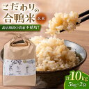 【ふるさと納税】合鴨玄米 5kg×2 計10kg 【あいがもん倶楽部】[ZAR029]