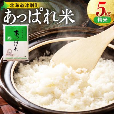 ふるさと納税 津別町 【令和8年産・先行受付】北海道産 津別町あっぱれ米(精米) 5kg